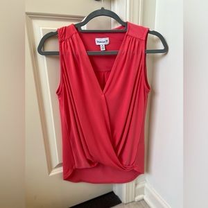 Veronica M Sleeveless Surplice Top